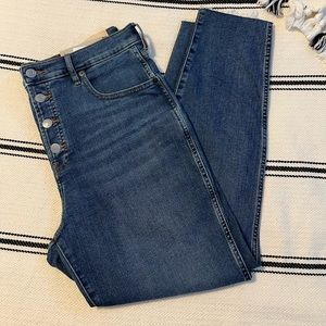 Everlane The Vintage High Rise Skinny Jean with Button Fly